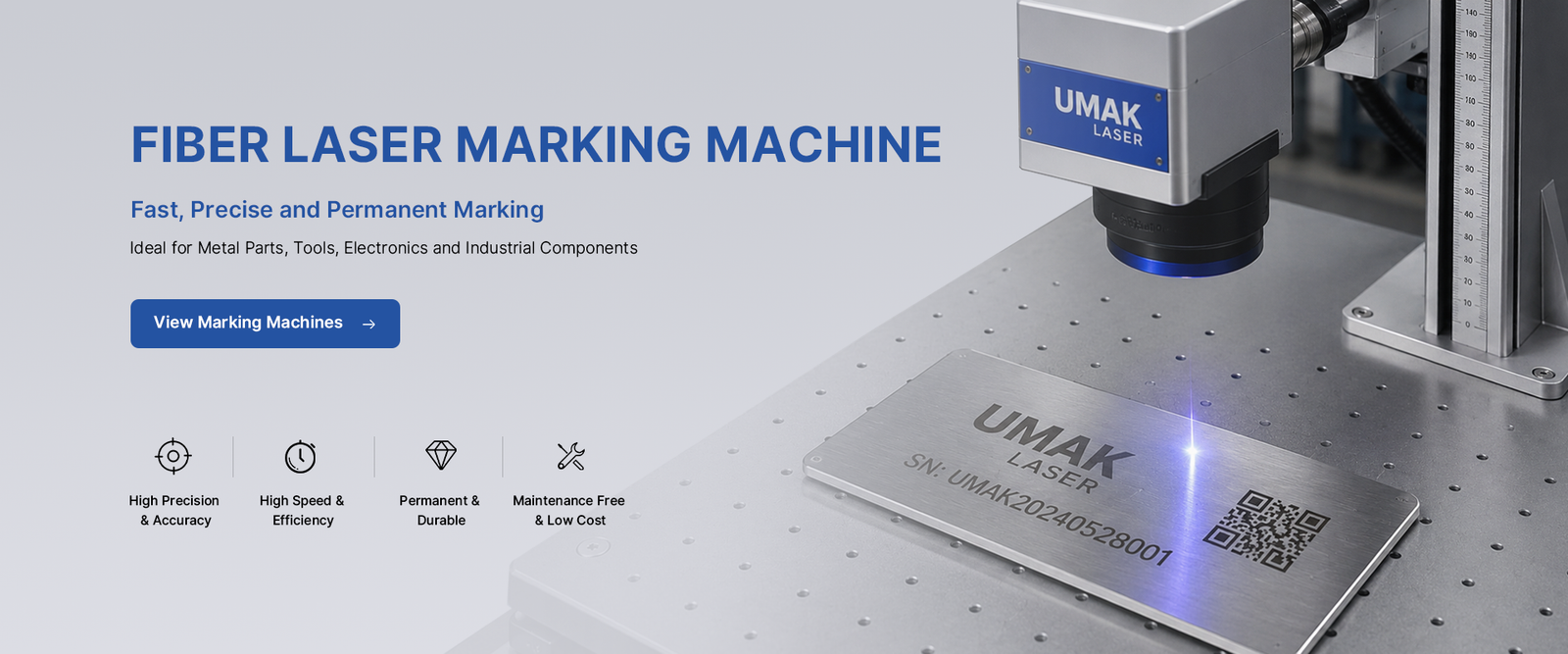 Fiber laser marking machines